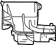 5061405AA Instrument Panel Air Duct (Front)