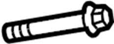 6508651AA Engine Mount Bolt (Front, Rear, Lower)