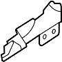 68019023AA Radiator Mount Bracket (Upper, Lower)