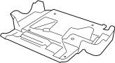 52129290AC Radiator Support Splash Shield (Front, Lower)