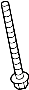 6510719AA Bolt. Crossmember. Engine. Suspension. Cradle. (Front, Rear)