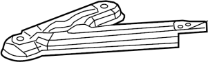 52124642AB Suspension Subframe Reinforcement Bracket (Front)