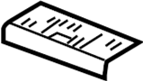 1NC84DX9AD Door Sill Plate (Rear)