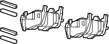 68052373AA Disc Brake Caliper Bracket
