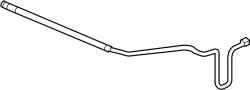 View Automatic Transmission Oil Cooler Hose Assembly (Upper) Full-Sized Product Image 1 of 10