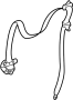 5JY261D5AB Seat Belt Lap and Shoulder Belt (Rear)