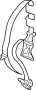 1CG661D5AA Seat Belt Lap and Shoulder Belt (Rear)