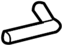 52102764AA Fuel Filler Neck. Fuel Tank Vent Hose.