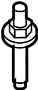 4137696AB Brake Hydraulic Hose to Caliper Bolt