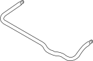 68193519AA Suspension Stabilizer Bar (Front)