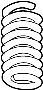 68050569AA Coil Spring (Front)