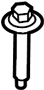 Battery Hold Down Bolt