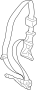 5KQ121X7AC Seat Belt Lap and Shoulder Belt (Rear)