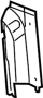 68027843AA Panel. Reinforcement. (Front)