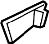 Nut. (Upper, Lower). A solid metal or plastic.