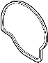 View Engine Water Pump Gasket Full-Sized Product Image