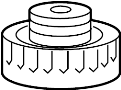 View Coil Spring Insulator (Upper) Full-Sized Product Image 1 of 4