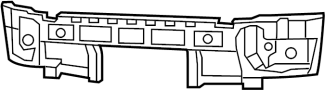 View Bumper Impact Absorber (Front) Full-Sized Product Image 1 of 6