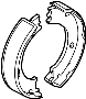 68001472AB Parking Brake Shoe
