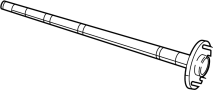 View Drive Axle Shaft (Rear) Full-Sized Product Image 1 of 6