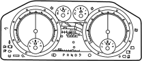 Image of Instrument Cluster image for your 2017 Ram 1500 Laramie Crew Cab Pickup Fleetside 5.7L HEMI V8 A/T RWD 