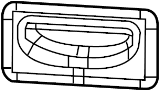 6VX58LU7AA Seat Belt Retractor Cover (Front, Upper)