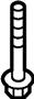 Image of Body Mount Cushion Bolt image for your 2014 Jeep Grand Cherokee Overland Sport Utility  