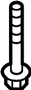 Image of Body Mount Cushion Bolt image for your 2014 Jeep Grand Cherokee Overland Sport Utility  