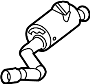 Image of Exhaust. Pipe. Exhaust Pipe. Exhaust. image for your 1997 Dodge Dakota   