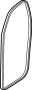 Image of Door Seal (Front) image for your 2014 Jeep Grand Cherokee Overland Sport Utility 3.6L Pentastar V6 FLEX A/T AWD 
