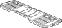 Image of Seat Frame (Rear) image for your 2017 Ram 3500 Laramie Extended Crew Cab Pickup 6.4L HEMI V8 M/T 4WD 