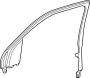 5YK45TX7AG Door Window Molding (Front, Upper)