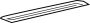68415351AA Door Trim Molding (Rear)