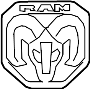 View Tailgate Emblem Full-Sized Product Image