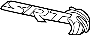 68500207AA Grille Emblem