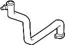 View Hose, return, intake system Full-Sized Product Image 1 of 1