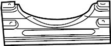 5108223AC Instrument Panel Reinforcement (Lower)