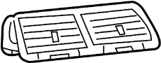 1QL37XDVAA Dashboard Air Vent
