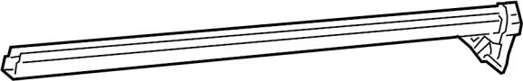 4575884AF Door Window Belt Weatherstrip (Front)