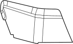 68040112AB Quarter Panel Filler Panel