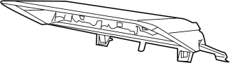 68048883AA Center High Mount Stop Light Lens