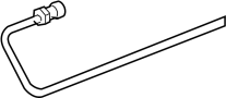 52124077AB Tube. Brake. Hydraulic Line. ABS Pressure Hose. MASTER CYLINDER TO HCU.