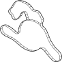 View Engine Water Pump Gasket Full-Sized Product Image