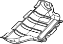 68089029AD Bumper Splash Shield (Front, Lower)