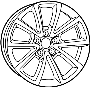 6DE301D2AB Wheel