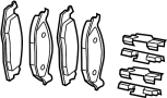 View Disc Brake Pad Set (Front) Full-Sized Product Image 1 of 4