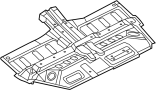 68043178AA Bracket. Rail. (Rear)