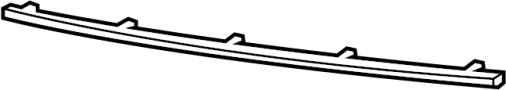 5QZ57XS9AA Bumper Trim (Upper)