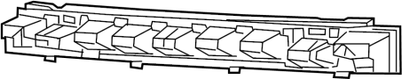 68103024AB Bumper Impact Absorber (Front)