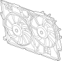 68437465AB Engine Cooling Fan Assembly